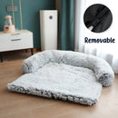Dog Sofa Bed Cover Calming Plush Mat Removable Pet Blanket Mattress Cat Beds Warm Sleep Cushion Pillow Couch Furniture Protector