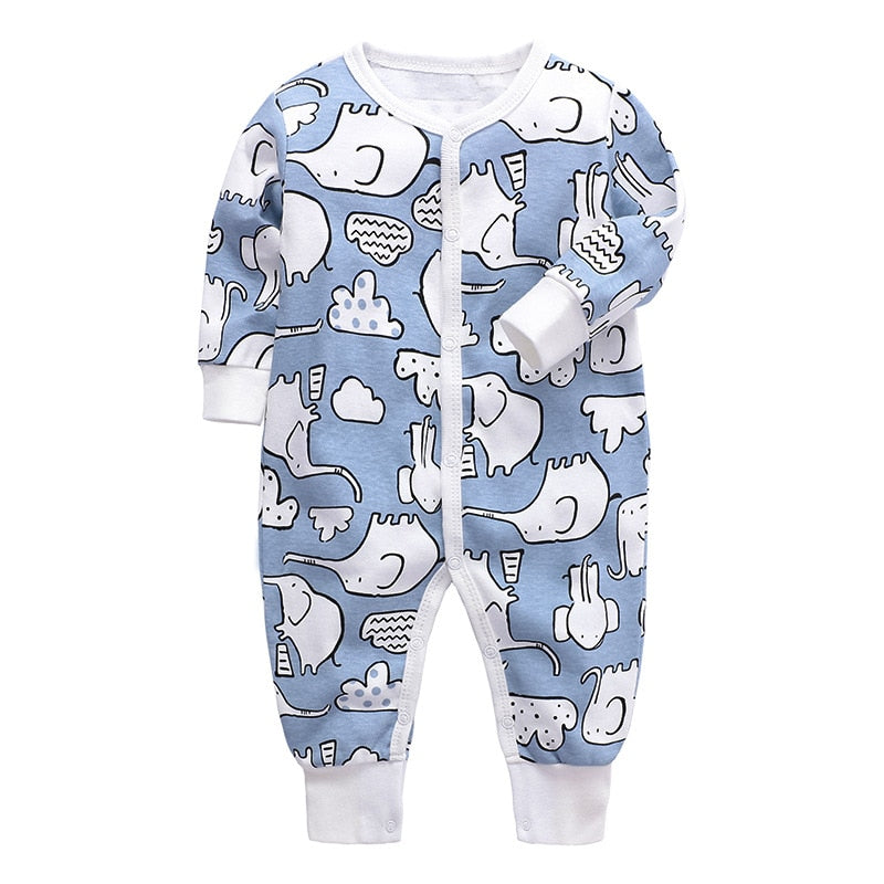 Babykleidung Herbst 2021 Neugeborenes Baby Reine Baumwolle Langarm Overall Strampler 3-24M Baby Boy&amp;Girl Kleidung