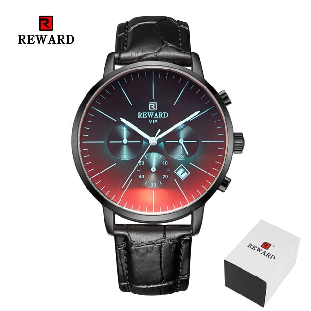 2022 New Fashion Color Bright Glass Watch Men Top Luxury Brand Chronograph Men&