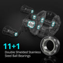 KastKing Spartacus /Spartacus Plus Baitcasting Reel Dual Brake System Reel 8KG Max Drag 11+1 BBs 6.3:1 High Speed Fishing Reel