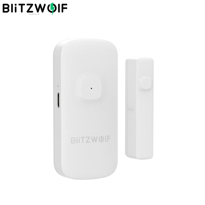BlitzWolf BW-IS2 Zigbee Smart Home puerta y ventana Sensor abrir/cerrar aplicación remota alarma hogar seguridad contra Thef Control remoto inteligente