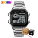 SKMEI 1335 Digital Watches For Mens 2 Time Chrono Men Wristwatches Fashion Sport Male Watch Clock Retro reloj hombre