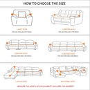 2022 Velvet L Shaped Sofa Cover For Living Room Elastic Furniture Couch Slipcover Chaise Longue Corner Sofa Covers Stretchable