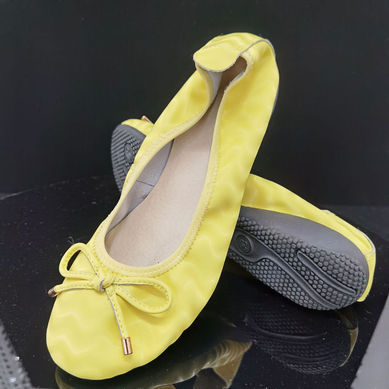 Ballerina Ballerinas für Damen Übergröße 40 41 42 43 44 Lässige Ballerinas mit breiter Breite für Damen Flache Schuhe zum Hineinschlüpfen