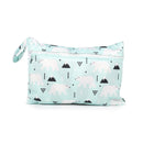 Waterproof Reusable Diaper Bag For Mom Menstrual Pads Kids Nappies Storage Printed Wetbag Maternity Stroller Wet Bag Washable
