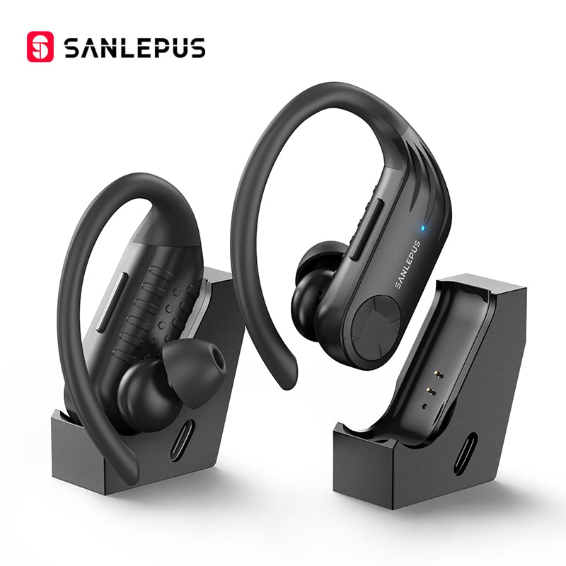 SANLEPUS Bluetooth-Kopfhörer TWS 5.0 LED-Display Drahtlose Ohrhörer Stereo-Kopfhörer für Xiaomi In Ear Phone Gaming Sport Headset