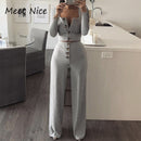 Ribbed 2 Two Piece Set Women&