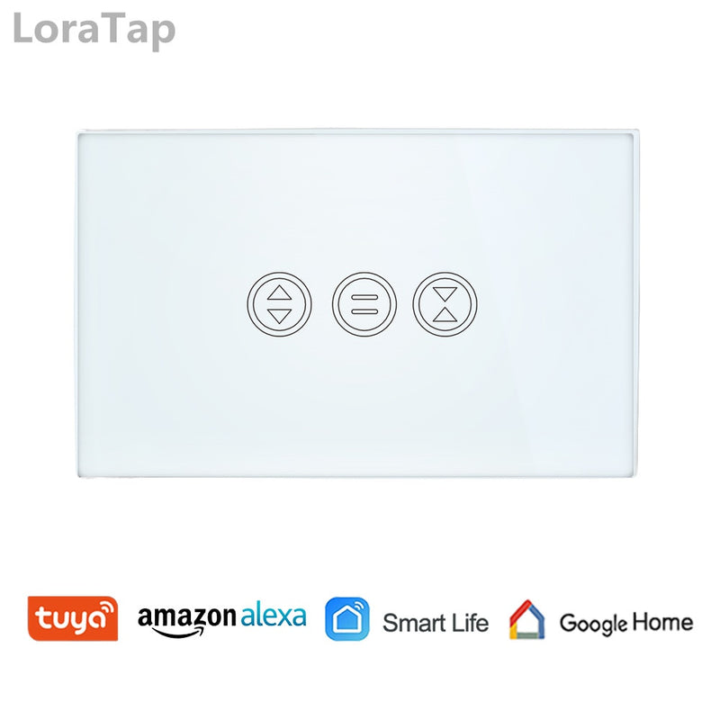 WiFi Curtain Switch Touch Panel Tuya App Remote Control Electrical Roller Shutter Blind Voice Control Google Home Alexa Echo DIY
