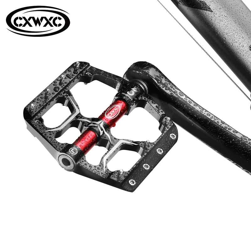 Flat Bike Pedals MTB Road 3 Sealed Bearings Bicycle Pedals Mountain Bike Pedal Wide Platform Pedales Bicicleta Accessories Part