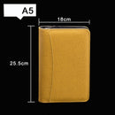 A6/A5/B5 Manager Folder Padfolio Diary Notebook and Journal Calculator Binder Spiral Note Book Business Zipper Bag Line Handbook