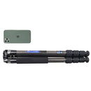 Carbon Fiber Tripod for Camera Professional Lightweight Compact Tripod for Travel Camera Stand with Low Gravity Center Ball head