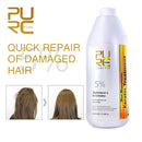 PURC Brazilian Keratin Hair Treatment Formalin 5% 1000ml Straightening For Deep Curly Hair Treatment Hair Scalp Care Products