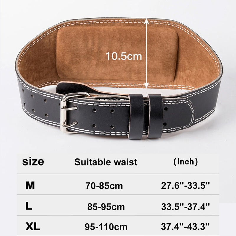 SKDK Fitness Weightlifting Belt Adjustable Powerlifting Squats Deadlifts Weight Lifting Training Workout Back Waist Support Belt