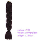 Black Star Hair Ombre Jumbo Braiding Hair Extensions 24 Inch Twist Braids Synthetic Hair Fiber for Twist Braiding for Women