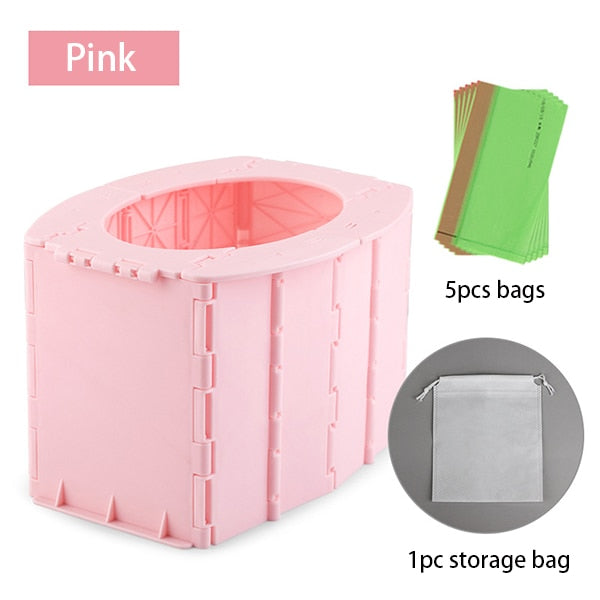 Hard ABS Child Kids Travel Toilet Foldable Emergency Potties Infant Portable Folding Potty Seat Boys Girls Baby Toilet Training