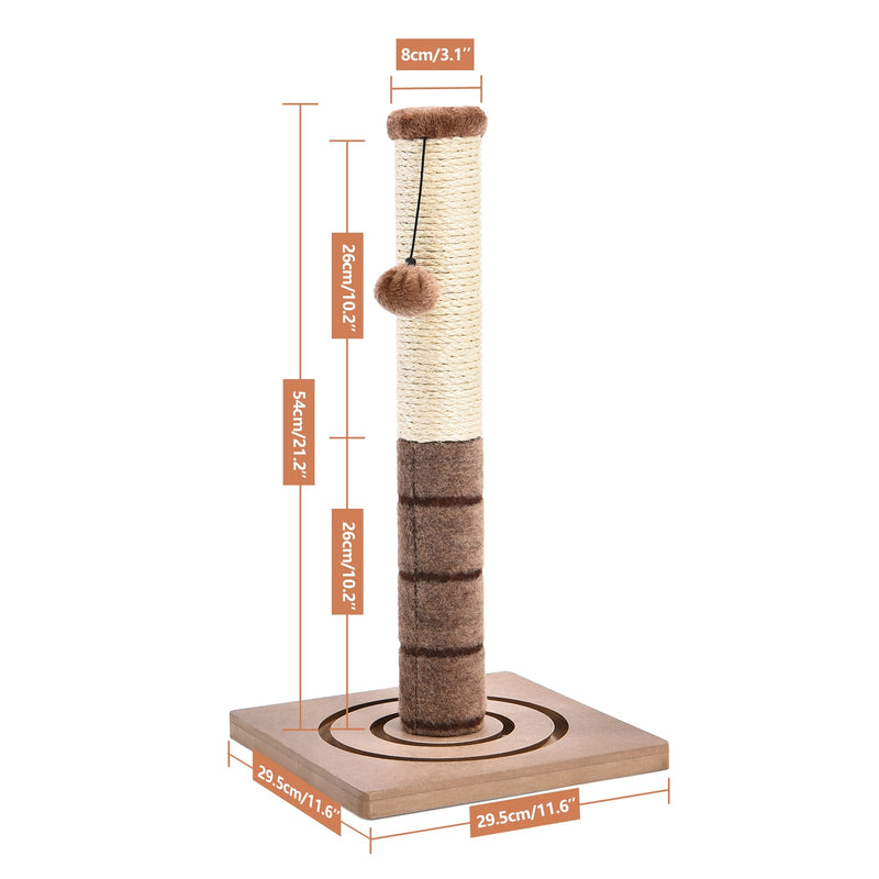 Domestic Delivery Height 238-274cm Cat Tree Condo Scratching Post Floor to Ceiling Adjustable Cat Scratcher Protecting Furniture