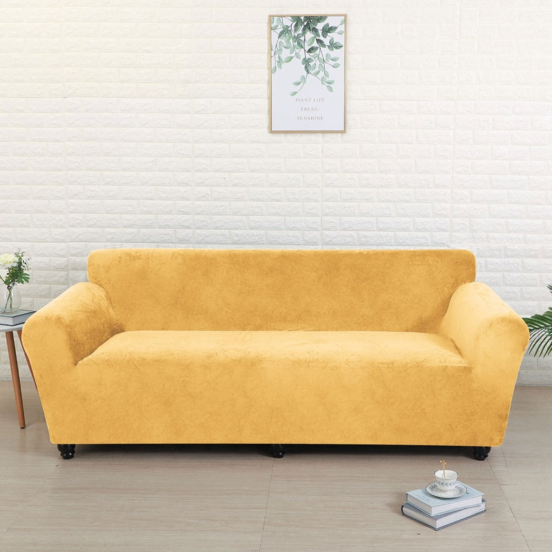 Funda de sofá de terciopelo Funda de sofá elástica Funda de sofá para sala de estar sofá de esquina en forma de L Funda de sofá housse canape dangle