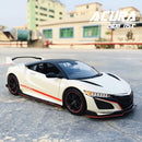 Maisto 1:24 nueva gran oferta Honda ACURA 2018 NSX aleación de simulación coche modelo artesanía decoración colección juguete herramientas regalo