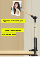 Folding Long Arm Tablet Phone Stand Holder For Ipad Pro 12.9 11 10.5 Samsung Kindle 4-14 Inch Lazy Bed Tablet Mount Bracket