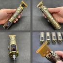 Close-cutting Digital Hairdresser Electric Hair Clipper Professional Barber Men Hair Trimmer Rechargeable 0mm T- Blade Machine