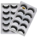 wholesale 10/20/30/40/50/60/100 boxes mink eyelashes 5 pairs natural long false eyelashes 3d lashes bulk super fluffy faux cils