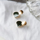 Pendientes de mujer temperamento geométrico Irregular de restauración de formas antiguas pendientes redondos pendientes de Metal al por mayor 002