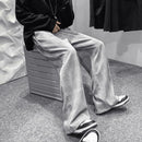 Autumn Corduroy Pants Men Fashion Retro Casual Plaid Pants Men Streetwear Hip Hop Loose Straight Trousers Male Large Size S-5XL