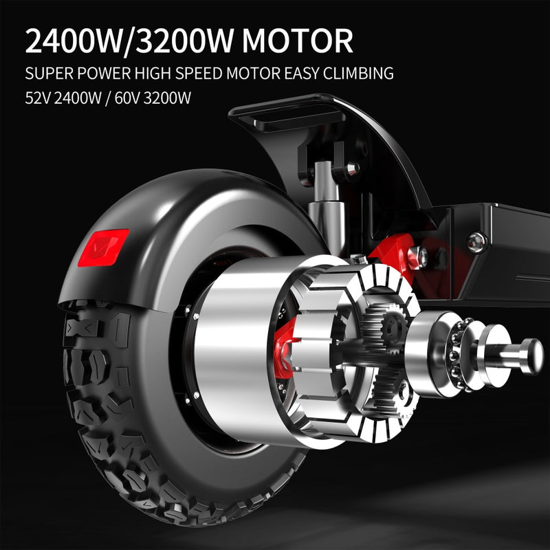[EU STOCK] X-Tron X10Pro 3200W 60V Elektroroller Erwachsener Dual Motor E Scooter Faltbarer Tretroller Max. 70 km / h 90 km Reichweite