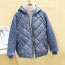 Thin light Down Cotton Jacket Female Short Coat Autumn Winter Women&