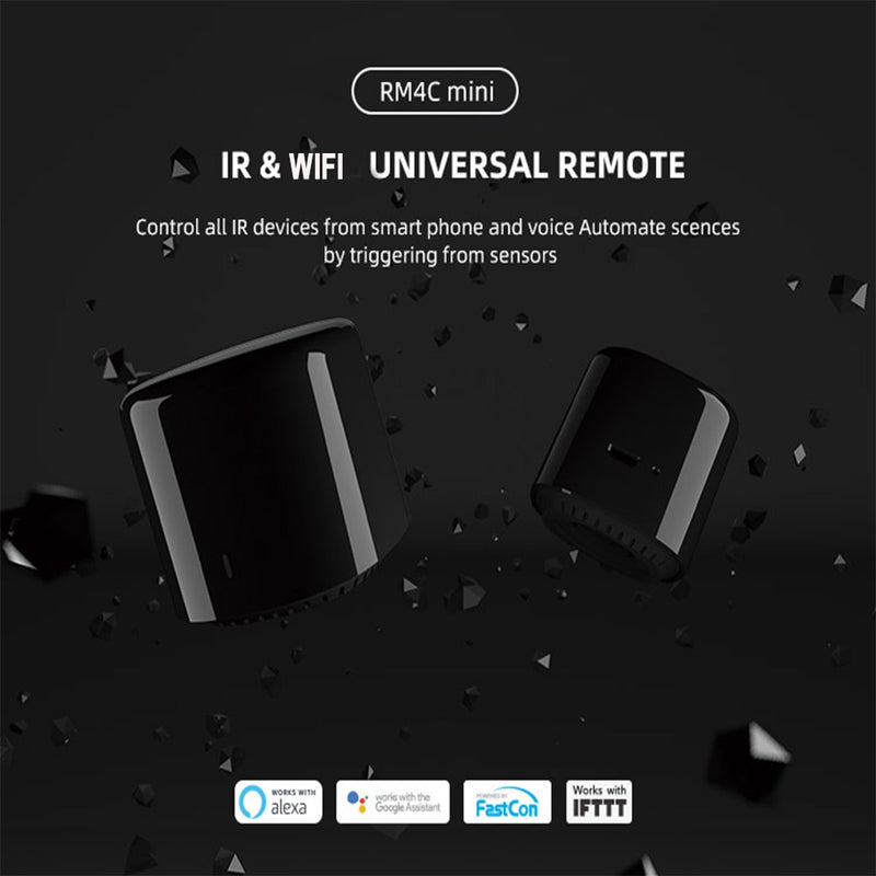 Broadlink RM4 Pro BestCon Rm4c Mini Wi-Fi Smart Universal Remote Voice Control with Google Home &amp; Alexa Smart Home HUB