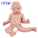 IVITA WB1513 59cm 5210g Original Full Silicone Reborn Baby Dolls Eyes Opened Newborn Alive Laughing Babies Toys for Kids Gift