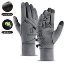 Motorcycle Gloves Moto Gloves Winter Thermal Fleece Lined Winter Water Resistant Touch Screen Non-slip Motorbike Riding Gloves