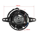 Motorcycle Cooling fan Oil Cooler Electric Radiator Engine Radiator Fit for 150cc 200cc 250cc ATV Quad Go Kart Buggy Motocross