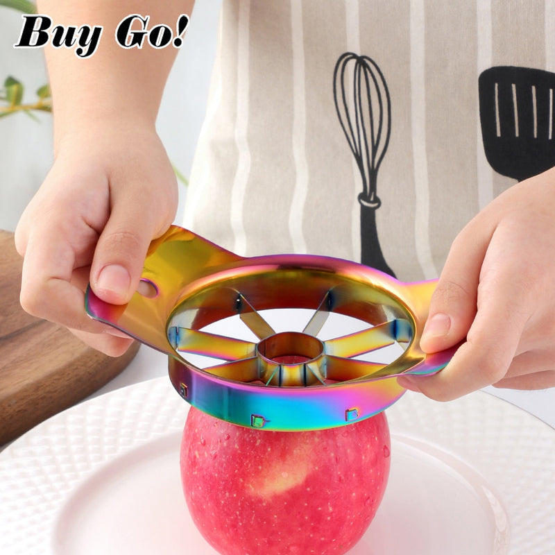 1PC Stainless Steel Apple Cutter Slicer Vegetable Fruit Tools Kitchen Accessories Apple Easy Cut Slicer Cutter Divider Peeler