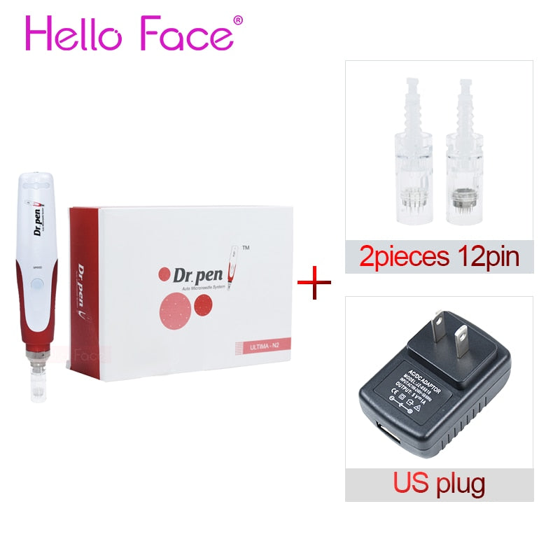 Dr Pen N2 Electric Micro Needle Mesotherapy Machine Skin Renew Derma Home Use Skin Care Home Use Facial Beauty Tool