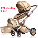 Baby Stroller 3 in 1,Hot Mom travel system High Land-scape stroller with bassinet  Folding Carriage for Newborns baby,F22