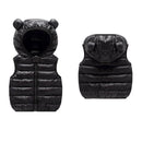 Children Warm Down Vest Autumn Baby Boys Girls Thicken Waistcoat Kids Outerwear Vests Children High Quality Hooded Jackets Vest