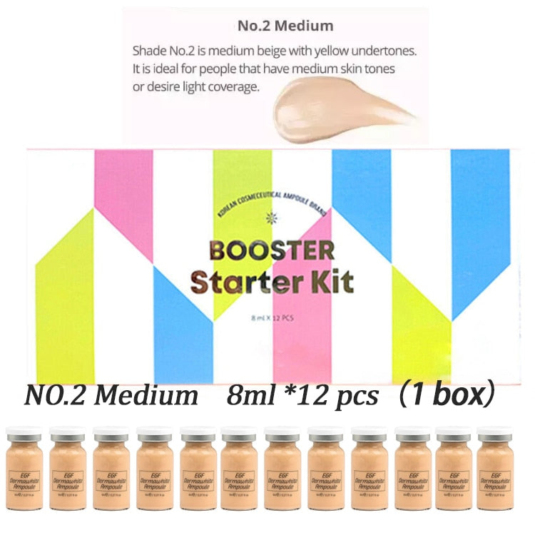 12 PCS Corea Marca bb cream glow jakarta treament murch blush blanqueamiento meso serum base Booster original Starter Kit