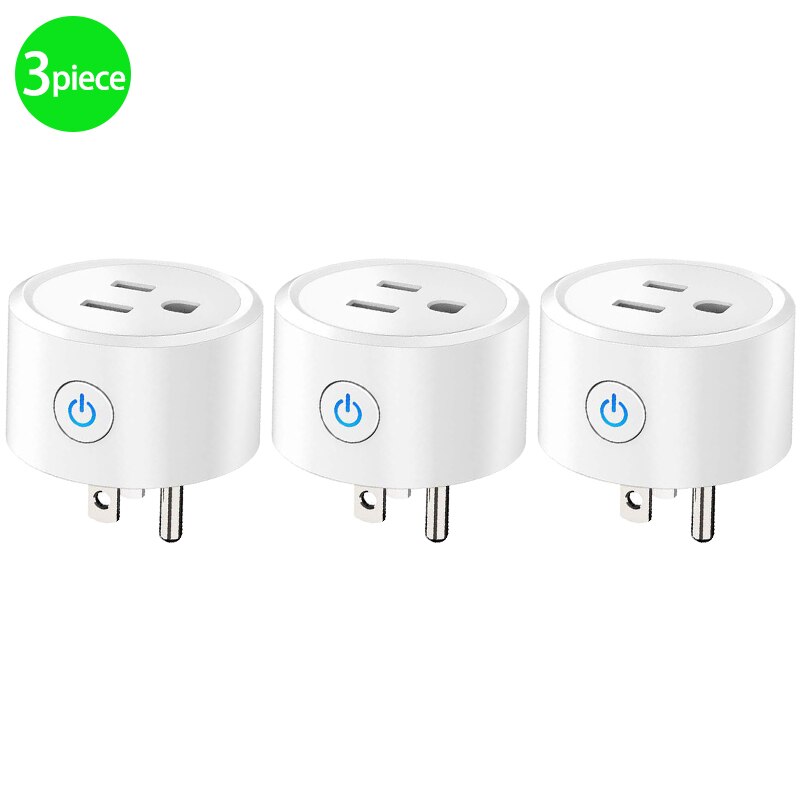 Smart Plug WiFi Mini Socket Smart Outlet, funciona con Alexa y Google Home, no requiere Hub, controla tus dispositivos a distancia