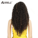 Noble Hair 26"Inch Synthetic Lace Wig For Black Wig African American Long Kinky Curly Heat Resistant Fiber Wigs For Black Women