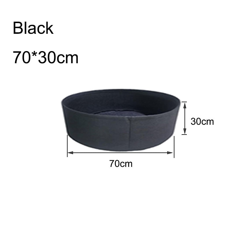 6 Size Round Shape Vegetable Plants Grow Bag For Home Garden Cultivation Pot Fabric  Fruit   Growing Bags Planter