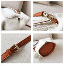 Snow White Bunny Design Small Pu Leather Crossbody Bag for Women 2020 Fashion Purses and Handbags Shoulder Bag Mini Clutch Bags