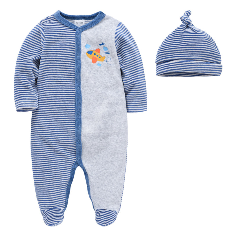 Baby Mädchen Kleidung Set Junge Pijamas Bebe Fille mit Mützen Handschuhe Baumwolle Atmungsaktiv Weich Ropa Bebe Neugeborenen Schläfer Baby Pjiamas