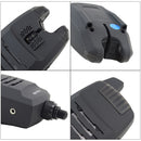 1+4 Carp Fishing Alarm Set Sounds and LED Alarming Wireless Fishing Bite Indicator Electronic with Snag Ear Bar B1228