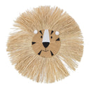 INS Nordic Hand woven Cartoon Lion Hanging Decorations Cotton Thread Weaving Animal Head Ornament Children room Wall Hanging