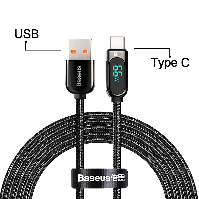 Baseus 100W USB Type C To USBC PD Cable For Xiaomi Samsung Fast Charger USB C Cable For Macbook iPad Pro Tablet Laptop Wire Cord