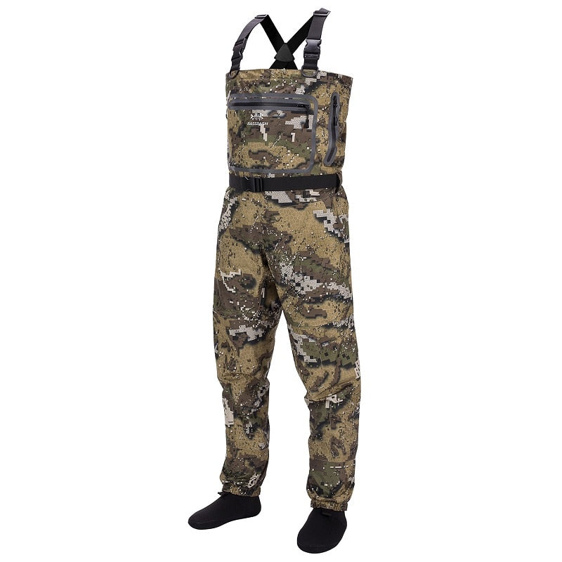 Bassdash Veil Camo Chest Stocking Foot and Boot Foot Fishing Hunting Wathosen für Herren, atmungsaktiv und ultraleicht in 13 Größen