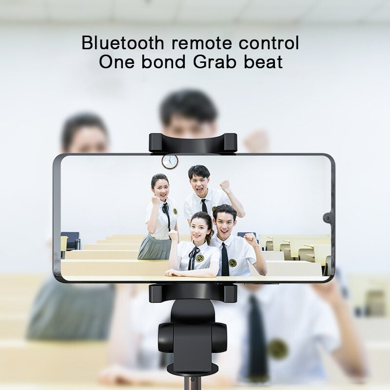 Huawei 3 en 1 Wireless Bluetooth Selfie Stick para iPhone Android Plegable Handheld Monopod Obturador Remoto Extensible Mini Trípode
