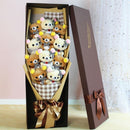Hot Sale Cute Teddy Bear Stuffed Animal Plush Toy Cartoon Bouquet Gift Box Creative Birthday Valentine&