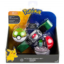 Genuine US Version Pokemon Master Elf Ball Belt Set Telescopic TAKARA TOMY Toys for Children Gift